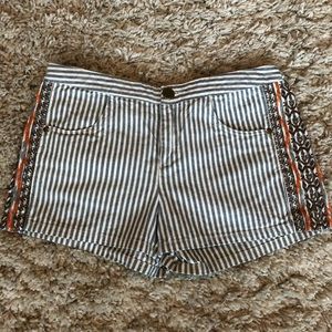 Under Skies Striped Shorts